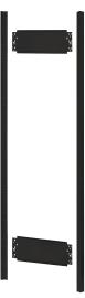Schulte MULTIplus T-Profil-Rahmen, unmontiert, 1800x300 mm, schwarz, vorn und hinten gelocht, 2 F. Produktbild