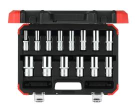 GEDORE R61003114 Steckschlüssel-Satz 1/2" 6-kant 10-32mm 14-teilig Produktbild