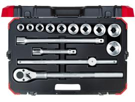 GEDORE R78004014 Steckschlüssel-Satz 3/4" 22-50mm 14-teilig Produktbild