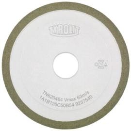 Tyrolit CBN Schleifscheibe Trockenschliff 100x10x20 mm B126 B Stahl/HSS Produktbild