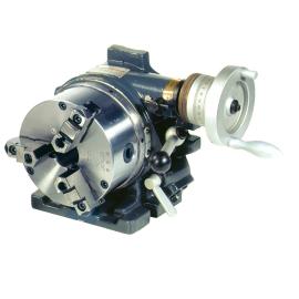 Horizontal-Vertikal-Rundteiltisch mit 3-Backenfutter Optimum RTU 165 Produktbild