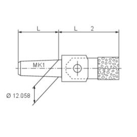 Tyrolit Halter für Diamantabrichtplatten Produktbild