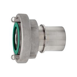 RIEGLER Storz-Kupplung , Stutzen, Schaleneinband, ES V4A, Größe 25-D, LW 19 Produktbild