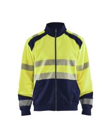 High Vis Sweatshirt mit Reißverschluss Produktbild
