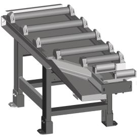 Metallkraft Zufuhrrollenbahn motorisch 2000 x 520 mm für 60° Schnitte Produktbild