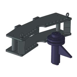 Metallkraft Biegerahmen und Gegenhalter für Biegewerkzeug Flachmaterial für HBP 30 und 40 Produktbild