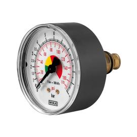 RIEGLER Manometer ø 80 mm, ungeeicht, G 1/4, Anschluss hinten Produktbild