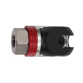 Schwenk-Sicherheitskupplung NW 11, ISO 6150 C, Stahl, NPT 3/4 IG Produktbild