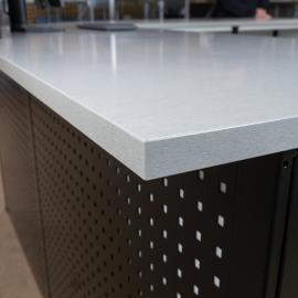 MULTIplus Thekensystem Theken-Set mit Arbeitsplatte / Gerade Zeile Produktbild