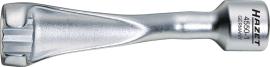 HAZET Einspritzleitungsschlüssel 4550-1 ∙ 1/2 Zoll (12,5 mm) Vierkant hohl ∙ Außen Doppelsechskant Profil ∙ SW 17 mm Produktbild
