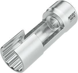 HAZET Einspritzleitungsschlüssel 4550-14A ∙ 3/8 Zoll (10 mm) Vierkant hohl ∙ Außen Doppelsechskant Profil ∙ SW 14 mm Produktbild