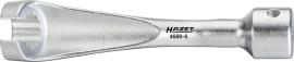 HAZET Einspritzleitungsschlüssel 4550-5 ∙ 1/2 Zoll (12,5 mm) Vierkant hohl ∙ Außen Doppelsechskant Profil ∙ SW 14 mm Produktbild