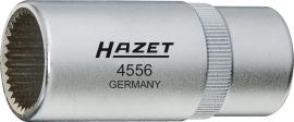 HAZET Druckventilhalter-Werkzeug 4556 ∙ 1/2 Zoll (12,5 mm) Vierkant hohl ∙ Außen Vielzahn Profil ∙ SW 17,9 x 20 mm Produktbild
