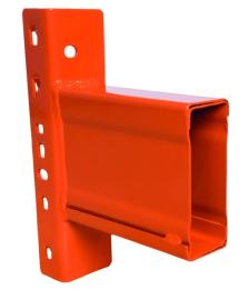 Schulte Palettenregal-Holmpaar 3.600 mm, EGN-DUO 120x50x1,5 mm, Belastbarkeit 2.400 kg / Holmpaar, orange Produktbild