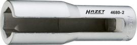 HAZET Lambda-Sonden Einsatz 4680-2 ∙ 1/2 Zoll (12,5 mm) Vierkant hohl ∙ Außen Sechskant Profil ∙ SW 22 mm Produktbild