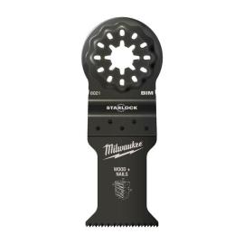 Milwaukee 35 x 42 mm Multitool Starlock Bi-Metall Tauchsägeblatt für Schnitte in Holz mit Nägeln Produktbild