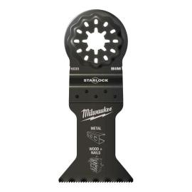 Milwaukee 43 x 47 mm Multitool Starlock Bi-Metall Tauchsägeblatt Multimaterial Produktbild