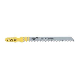 Milwaukee 75 x 4 mm T101DP, verstärktes Blatt Stichsägeblatt Holz für präzise, gerade Schnitte Produktbild