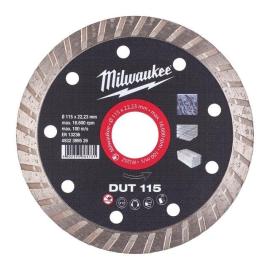 Milwaukee Universal geschlossen Diamanttrennscheibe DUT 115 mm Produktbild