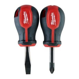 Milwaukee 2-teiliges Set PZ/SL Schraubendreher Tri-Lobe Stubby Produktbild