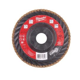 Milwaukee SLC50 Keramik K80 Fächerschleifscheibe 125 mm CERA TURBO Produktbild
