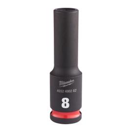 Milwaukee 8 x 65 mm SHOCKWAVE Schlagnuss 3/8" lang Produktbild