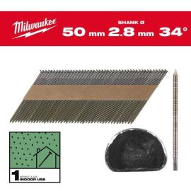 Milwaukee 7,4 x 2,8 x 50 mm, Ringschaft blank, 34° D-Kopf-Nägel für M18FFN Produktbild