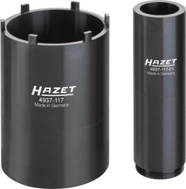 HAZET Nkw Zapfenschlüssel Satz 4937-117/2 ∙ 3/4 Zoll (20 mm) Vierkant hohl ∙ 2-teilig Produktbild