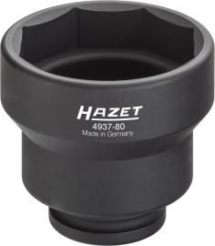 HAZET Nkw Achsmutter-Steckschlüssel 4937-80 ∙ 3/4 Zoll (20 mm) Vierkant hohl ∙ SW 80 mm Produktbild