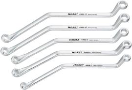 HAZET Bremsen Entlüftungsschlüssel Satz 4968/5 ∙ Außen Sechskant Profil ∙ 5-teilig ∙ 7 – 11 Produktbild