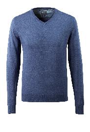 Strickpullover V-Ausschnitt, Merinowolle Produktbild