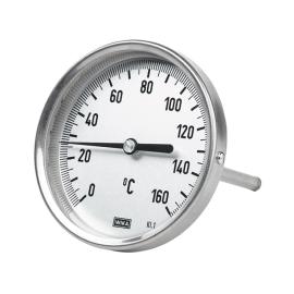 Bimetallthermometer, G 1/2 hinten, L=100, Ø 100, 0 °C bis 200 °C Produktbild