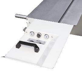 Ein-Ausschalter Haupt- und Vorritzsägeblatt am Schiebeschlitten Holzkraft Produktbild