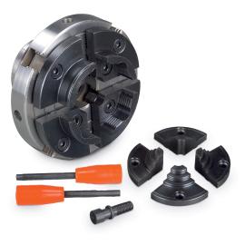 Vier-Backenfutter Holzstar Ø 100 mm M33 x 3,5, Set 2 Produktbild