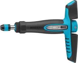 Drehmomentschraubendreher mit Quergriff 6005CT-60 ∙ Drehmomentbereich min-max: 1 – 6 Nm ∙ Genauigkeit: 6% ∙ 1/4 Zoll (6,3 mm) Sechskant hohl ∙ Länge: 198 mm Produktbild