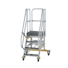 MUNK Plattformtreppe fahrbar 60° Stufenbreite 600 mm Produktbild