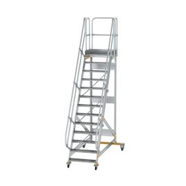 MUNK Plattformtreppe fahrbar 60° Stufenbreite 800 mm Produktbild