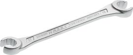 HAZET Doppel-Ringschlüssel ∙ offen 612-17X19 ∙ Außen Doppelsechskant Profil ∙ SW 17 x 19 mm Produktbild