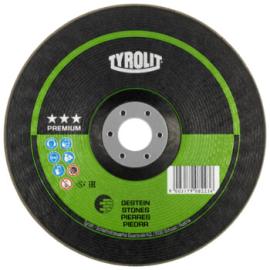 Tyrolit Rondeller® Schleifscheibe 115x22,23 mm C36S PREMIUM Gestein Produktbild