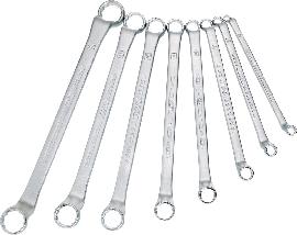 HAZET Doppel-Ringschlüssel Satz 630/8 ∙ Außen Doppelsechskant-Tractionsprofil ∙ 8-teilig ∙ 6 x 7 – 21 x 22 Produktbild