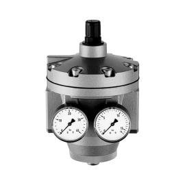 RIEGLER Hochleistungsdruckregler mit 2 Manometern, G 1 1/2, 0,5 - 10 bar Produktbild