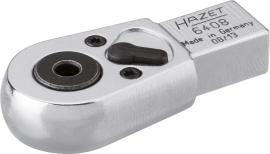 HAZET Bit Einsteck-Umschaltknarre 6408 ∙ 9 x 12 mm Einsteck-Vierkant massiv ∙ 1/4 Zoll (6,3 mm) Sechskant hohl ∙ Länge: 46,5 mm Produktbild