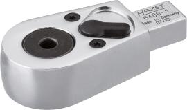 HAZET Bit Einsteck-Umschaltknarre 6408-1 ∙ 9 x 12 mm Einsteck-Vierkant massiv ∙ 5/16 Zoll (8 mm) Sechskant hohl ∙ Länge: 61 mm Produktbild