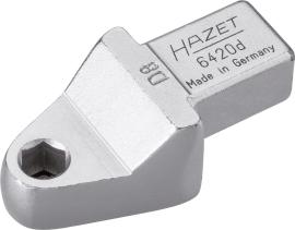 HAZET Einsteck-Halter für Bits 6420D ∙ 14 x 18 mm Einsteck-Vierkant massiv ∙ 5/16 Zoll (8 mm) Sechskant hohl ∙ Länge: 58 mm Produktbild