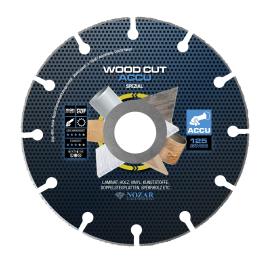 Nozar Hartmetall Trennscheibe / 125x22,23 mm / Wood Cut Accu Produktbild