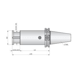 Dormer Pramet DIN 69871 Halter für Scheibenfräser 69871-FMH4 Produktbild