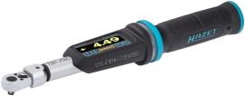 HAZET Elektronischer Drehmoment- / Drehwinkelschlüssel 7281-2STACCAL ∙ Drehmomentbereich min-max: 2.5 – 25 Nm ∙ lbf min-max: 1.85 – 18.5 lbf.ft ∙ Genauigkeit: 2% ∙ 9 x 12 mm Einsteck-Vierkant hohl, 1/4 Zoll (6,3 mm) Vierkant massiv ∙ Länge: 260 mm Produktbild