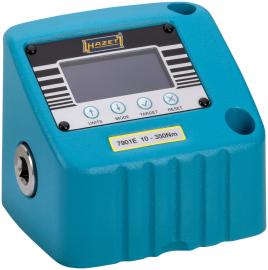 HAZET Drehmoment-Prüfgerät ∙ elektronisch ∙ 10 – 350&nbsp;Nm 7901E ∙ Drehmomentbereich min-max: 10 – 350 Nm ∙ 1/2 Zoll (12,5 mm) Vierkant hohl ∙ L x B x H: 138 mm x 110 mm x 117 mm Produktbild