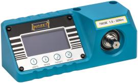 HAZET Drehmoment-Prüfgerät ∙ elektronisch ∙ 1,5 – 30&nbsp;Nm 7903E ∙ Drehmomentbereich min-max: 1.5 – 30 Nm ∙ 3/8 Zoll (10 mm) Sechskant massiv, 1/4 Zoll (6,3 mm) Vierkant hohl, 3/8 Zoll (10 mm) Vierkant hohl ∙ L x B x H: 175 mm x 64 mm x 72 mm Produktbild