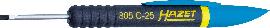 HAZET Clip-Schraubendreher 805C-25 ∙ Schlitz Profil ∙ SW 0,4 x 2,5 mm Produktbild